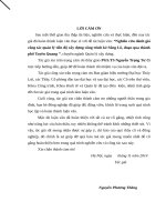 (Luận văn thạc sĩ file word) Nghiên cứu đánh giá công tác quản lý tiến độ xây dựng công trình kè sông Lô, đoạn qua thành phố Tuyên Quang