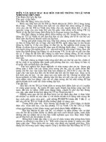 Dien van khai mac dai hoi chi bo