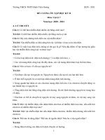 Đề cương ôn tập học kì 2 môn Vật lý lớp 7 năm 2020 - 2021 THPT Đinh Tiên Hoàng | Vật Lý, Lớp 7 - Ôn Luyện
