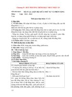 Giáo án Đại số 8 soạn chuẩn cv 5512 mới nhất (Chương 4)