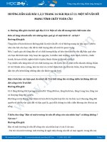 Giải bài tập Một số vấn đề mang tính chất toàn cầu SGK Địa lí 11