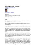 hay song ngay bay gio