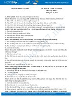 Đề thi giữa HK1 môn Lịch Sử 9 năm 2018-2019 Trường THCS Việt Yên