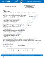 Bộ 5 đề thi HK2 môn Lịch Sử 7 năm 2021 có đáp án Trường THCS Tân Lâm