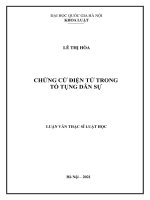 Chứng cứ điện tử trong tố tụng dân sự 