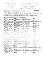 Đề Hóa chuẩn minh họa THPT quốc gia 2020  đề 3 (kèm lời giải chi tiết)