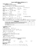 De DA KT chuong 1 dai 9