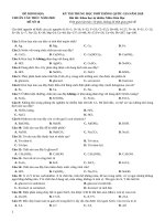 Đề Hóa chuẩn minh họa THPT quốc gia 2020  đề 10 (kèm lời giải chi tiết)