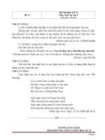 Đề thi học kì 2 môn Văn lớp 9 năm 2019 -2020 chọn lọc có đáp án - Đề 12 | Ngữ văn, Lớp 9 - Ôn Luyện