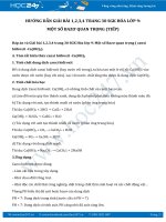 Giải bài tập Một số Bazơ quan trọng (tiếp) SGK Hóa học 9