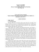 Sáng kiến kinh nghiệm: Một số biện pháp rèn kỹ năng viết đúng chính tả cho học sinh lớp 3