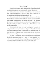 Tiểu luận (HÓA DƯỢC) Nghiên cứu VÀ ỨNG DỤNG CÁC HỢP CHẤT AZOMETIN, OXIM VÀ HYDRAZON