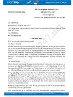 Đề thi HSG môn Ngữ văn lớp 8 năm 2019, Trường THCS Bích Hòa