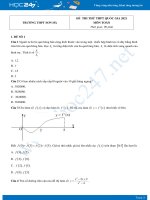 Bộ 4 đề thi thử THPT QG năm 2021 môn Toán - Trường THPT Sơn Hà
