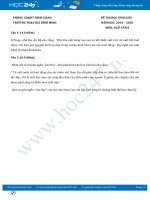 Đề thi HSG năm 2020 môn Ngữ Văn 8 - Trường TH & THCS Bình Minh