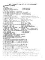 Đề cương ôn tập chương 4 môn Hóa học 10 năm 2019-2020 - Trường THPT Đức Trọng