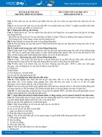 Đề cương ôn thi HK1 môn GDCD 11 năm học 2019 - 2020 Trường THPT Xuân Đỉnh