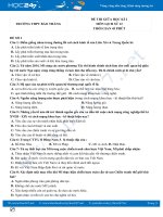 Bộ 5 đề thi giữa HK2 môn Lịch Sử 12 năm 2021 có đáp án Trường THPT Bảo Thắng