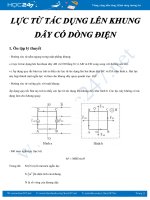 Ôn tập Lý thuyết và bài tập về Lực từ tác dụng lên khung dây có dòng điện có đáp án