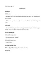 Giáo án Tin học 11 bài 11: Kiểu mảng