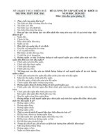 Đề cương ôn tập giữa học kì 2 môn GDQP lớp 11 năm 2020-2021 - Trường THPT Phú Bài