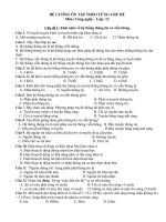 Đề cương ôn tập học kì 2 môn Công nghệ lớp 12 năm 2019-2020 - Trường THPT Yên Lãng