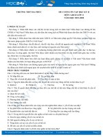 Đề cương ôn tập HK2 năm 2020 môn GDCD lớp 11 Trường THPT Đa Phúc