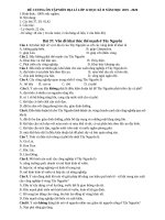 Đề cương ôn tập học kì 2 môn Địa lí lớp 12 năm 2019-2020 - Trường THPT Việt Đức