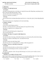 Đề cương ôn tập học kì 2 môn Vật lí lớp 10 năm 2019-2020 - Trường THPT Hai Bà Trưng