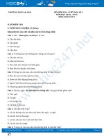 Đề kiểm tra 1 tiết HK2 năm 2019 môn Ngữ Văn 7 - Trường THCS Lại Sơn