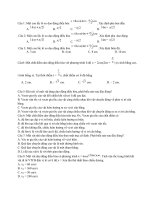 Đề cương ôn tập giữa học kì 1 môn Vật lí lớp 12 năm 2020-2021 - Trường THPT Lương Ngọc Quyến
