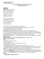 Đề cương ôn tập học kì 2 môn Ngữ văn lớp 9 năm 2019-2020 - Trường THCS Phú An