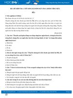 Bộ 2 đề kiểm tra 1 tiết HK2 năm 2020 môn Ngữ Văn 6 (Phần Tiếng Việt) có đáp án chi tiết