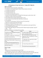 Đề thi giữa HK2 môn Lịch Sử 9 năm 2019 - Trường THCS Hiệp Hòa