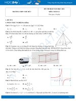 Bộ 5 đề thi HKII năm 2021 môn Toán 11 - Trường THPT Thủ Đức