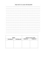 Bài thi cuối kỳ (tâm lí học xã hội) thực trạng về người cao tuổi và một số giải pháp chăm sóc sức khoẻ cho người cao tuổi tại xã cửu an 