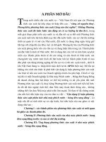 TIỂU LUẬN (TRIẾT học) vận dụng lý luận phương thức sản xuất phân tích nhà máy phích nước – bóng đèn rạng đông 