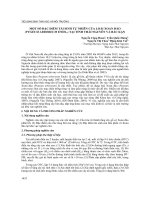 Một số đặc điểm tái sinh tự nhiên của loài xoan đào (Pygeum Arboreum Endl.) tại tỉnh Thái Nguyên và Bắc Kạn