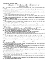 Đề cương ôn tập học kì 2 môn Sinh học lớp 12 năm 2020-2021 - Trường THPT Tôn Thất Tùng