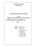 Tiểu luận (thống kê kinh doanh và kinh tế) khảo sát việc sử dụng xe máy của sinh viên trường đại học kinh tế   đại học đà nẵng 