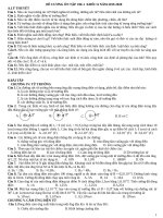 Đề cương ôn tập học kì 2 môn Vật lí lớp 11 năm 2019-2020 - Trường THPT Phúc Thọ