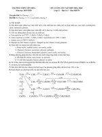 Đề cương ôn tập học kì 1 môn Hóa học lớp 12 năm 2019-2020 - Trường THPT Yên Hòa