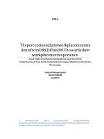 LUẬN văn THẠC sĩ (KINH tế) the perceptions of post work placement students from DBS, DIT and WIT towards their work placement experience 