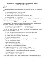 Đề cương ôn tập giữa học kì 2 môn Lịch sử lớp 12 năm 2020-2021 - Trường THPT Lương Ngọc Quyến