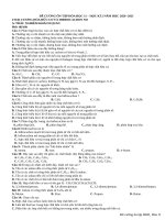 Đề cương ôn tập học kì 2 môn Hóa học lớp 11 năm 2020-2021 - Trường THPT Ngô Quyền