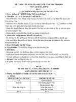 Đề cương ôn tập học kì 2 môn Lịch sử lớp 6 năm 2019-2020 - Trường THCS Phú An