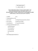 Đề tài (KINH tế THƯƠNG mại) hoàn thiện phần mềm ưd trong điều tra thống kê định kỳ kết quả KD của các DN và cơ sở cá thể thuộc ngành thương nghiệp, KS, nhà hàng, DL và DV 
