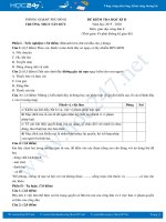 Đề thi HK2 năm 2020 môn GDCD lớp 8 có đáp án Trường THCS Tân Đức