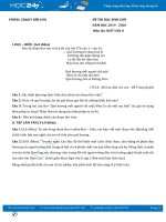 Đề thi HSG năm 2020 môn Ngữ Văn 8 - Phòng GD&ĐT Bỉm Sơn