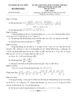 Đề thi học sinh giỏi môn Toán lớp 9 cấp tỉnh năm 2020-2021 - Sở GD&ĐT Quảng Bình